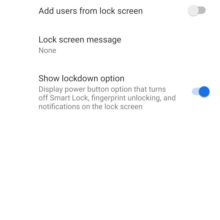 how to use android 9 pie lockdown mode 3