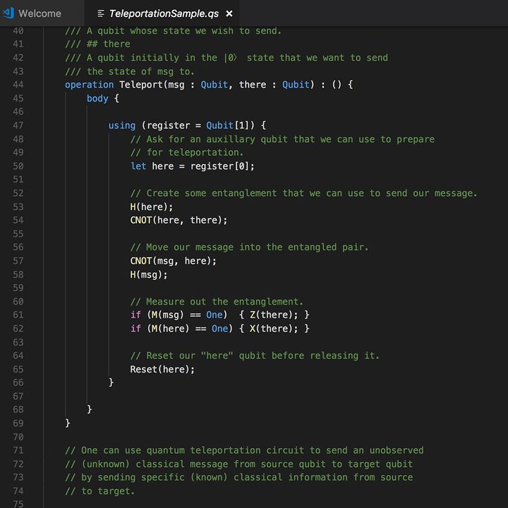 quantum microsoft q coding 3603
