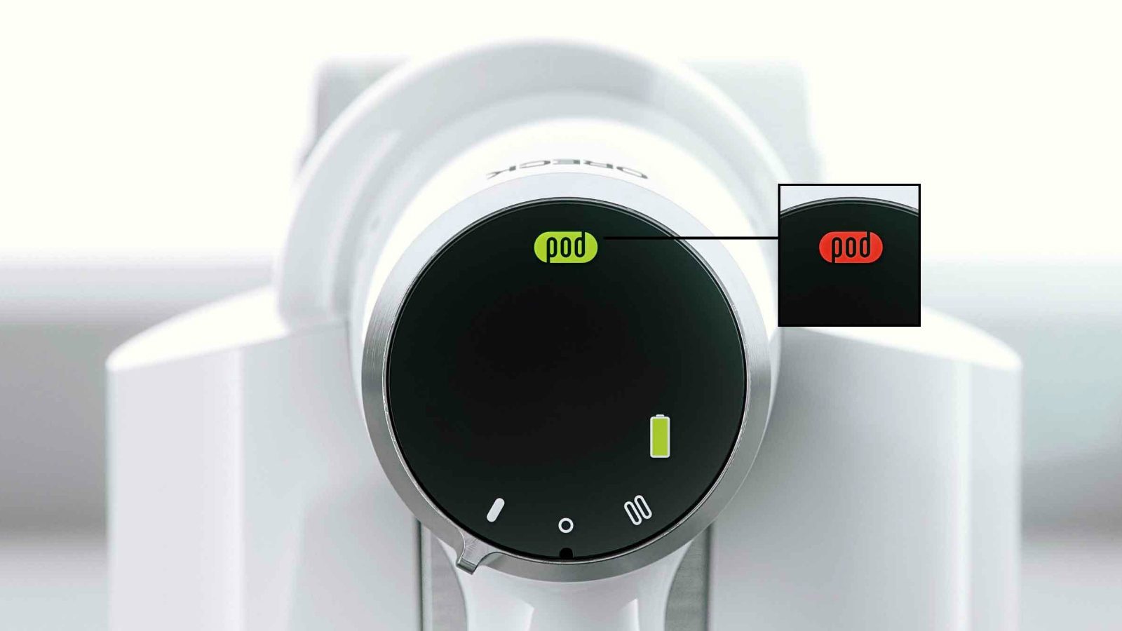 oreck cordless vacuum with pod technology color indicator