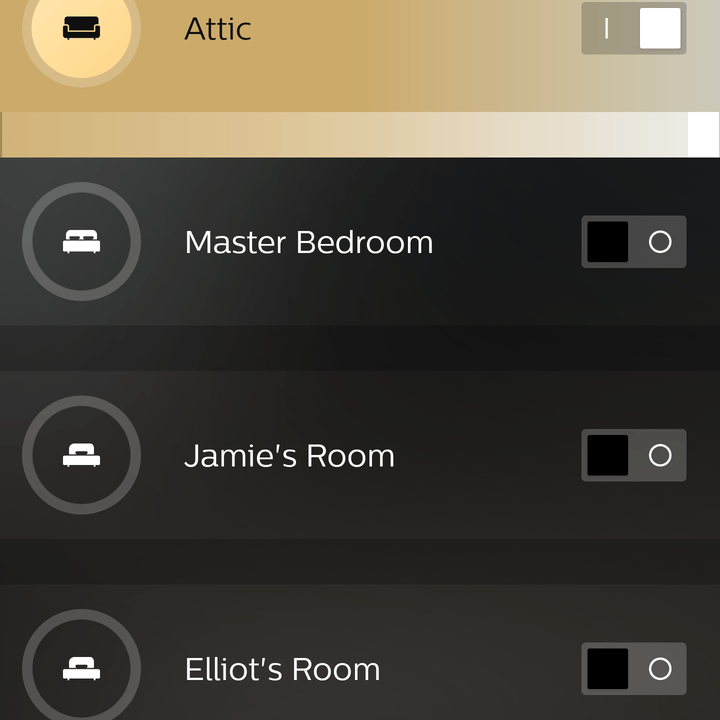 Philips Hue White and Color Ambience Starter Kit Review App Screens