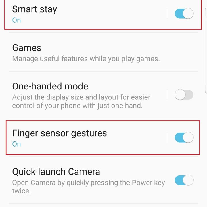 samsung galaxy note 9 settings advanced features