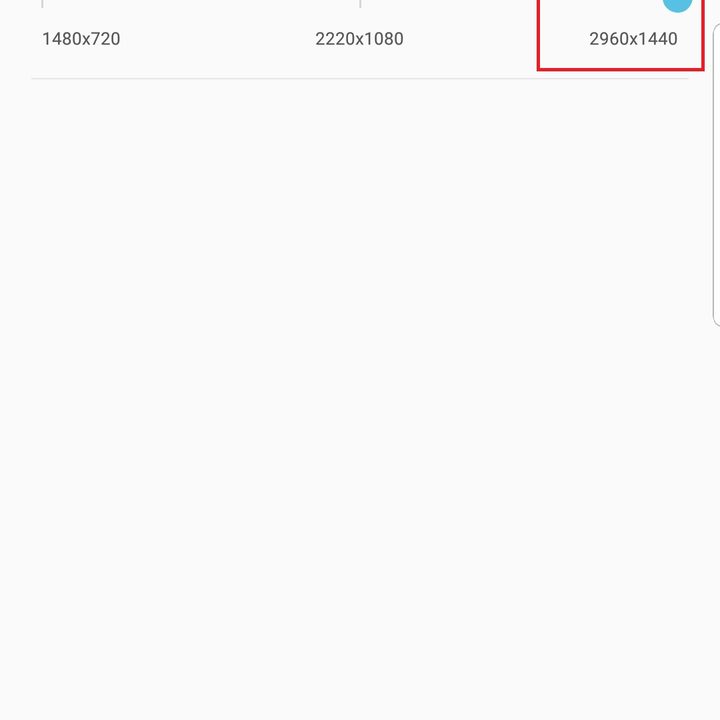 samsung galaxy note 9 settings max resolution