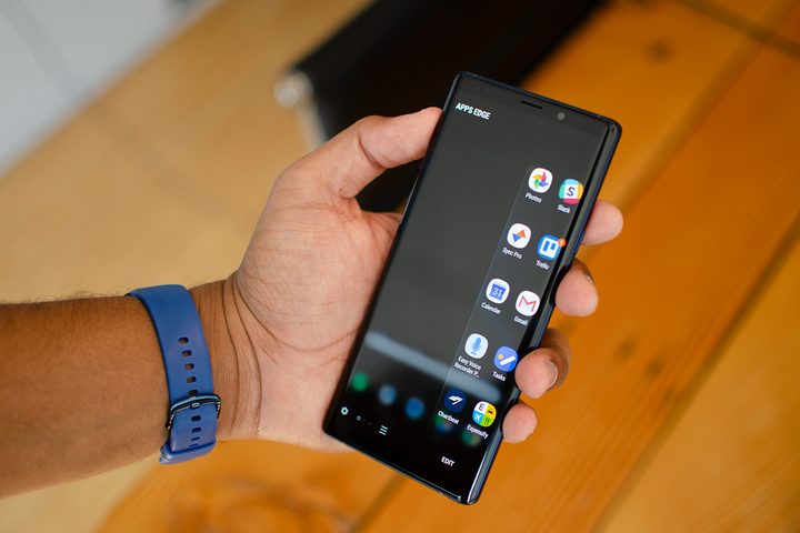 note 9 apps edge