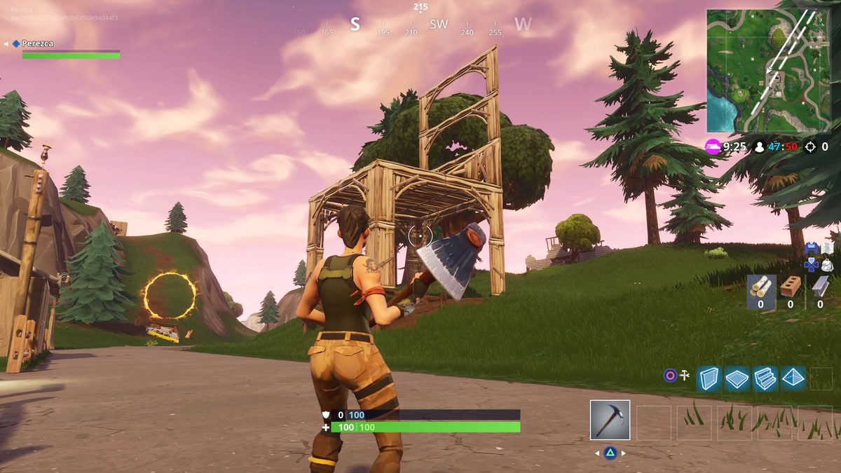 Fortnite search between three oversized seats week 8 challenge battle star