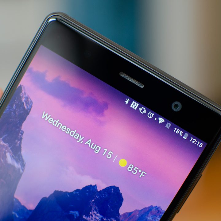 sony xperia xz2 premium top half angle