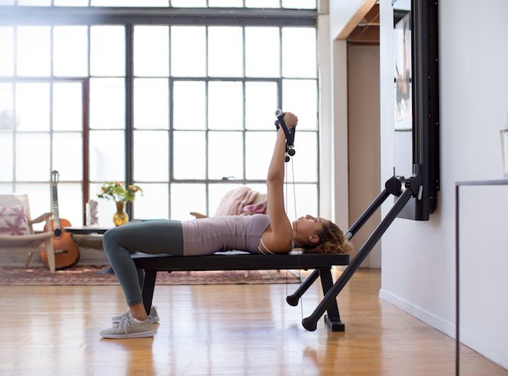 Tonal Fitness bench press.