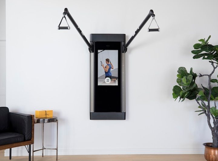 Tonal Fitness Smart Mirror in a room