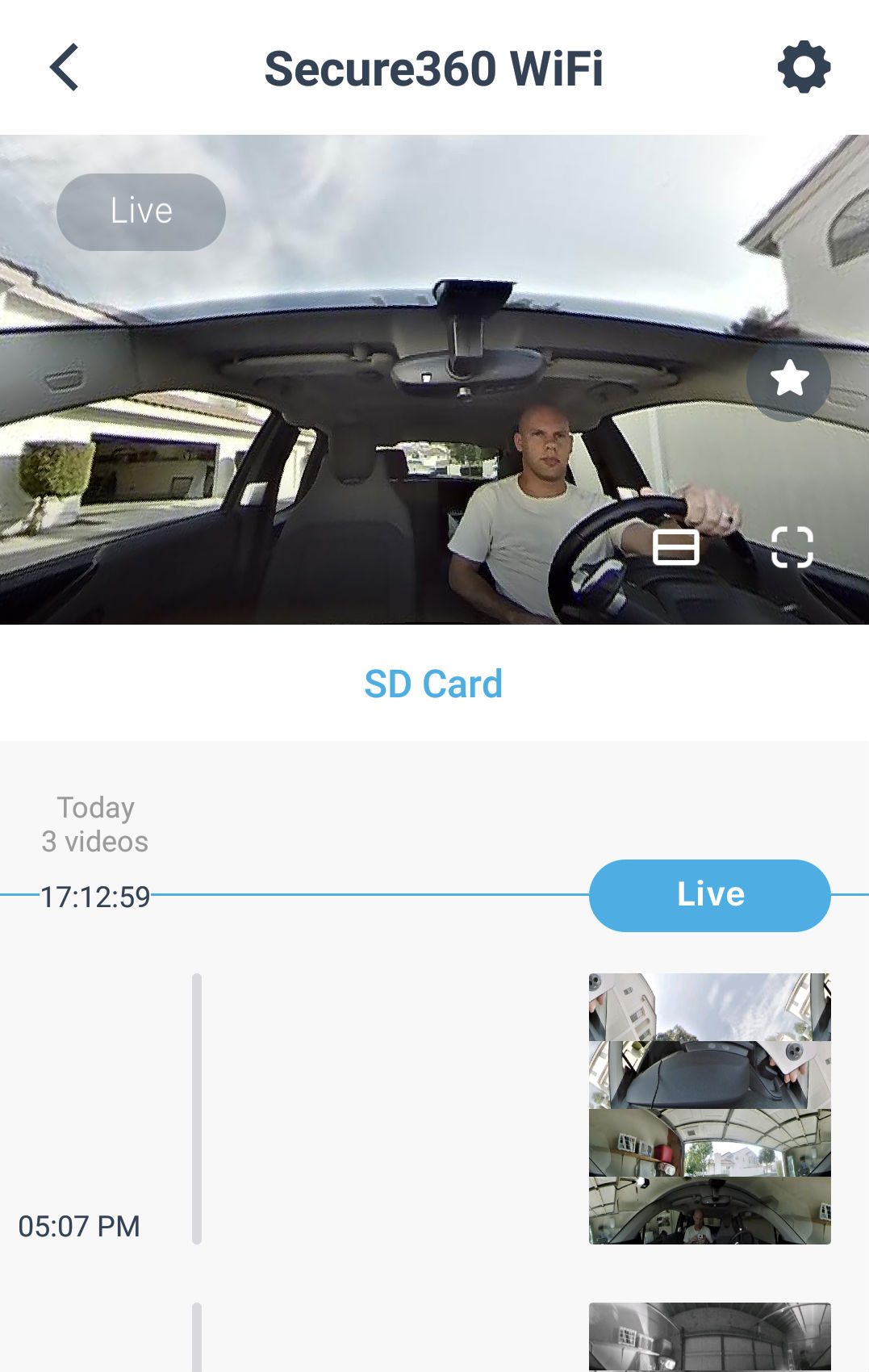 waylens secure360 wifi review camera app screenshot 001