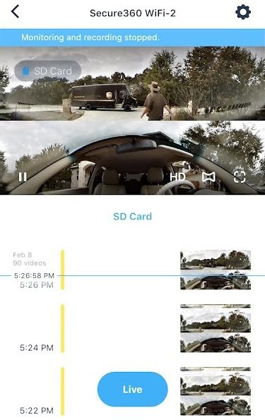 waylens secure360 wifi review camera app screenshot 007b