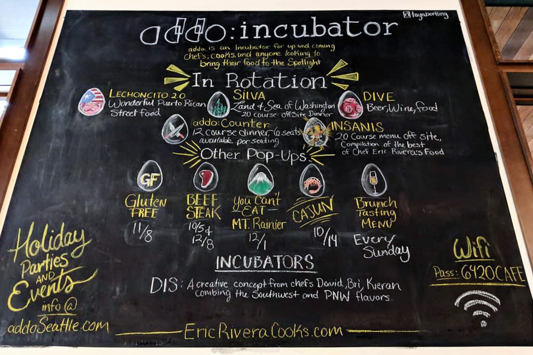 future of restaurants addo incubator seattle sign