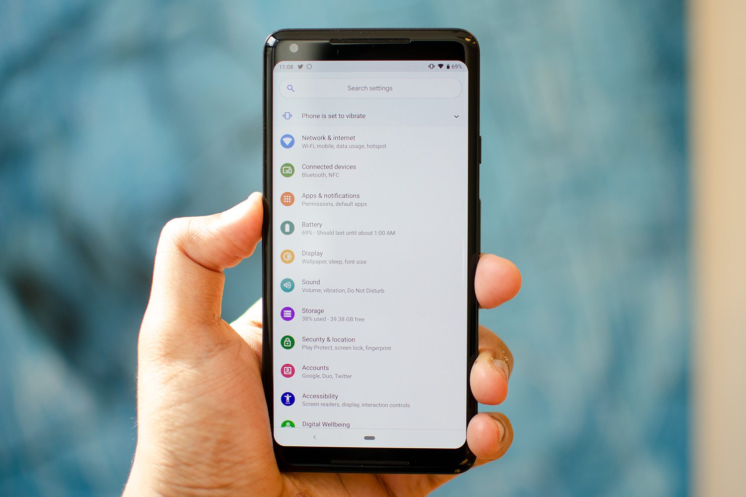 android 9 pie settings