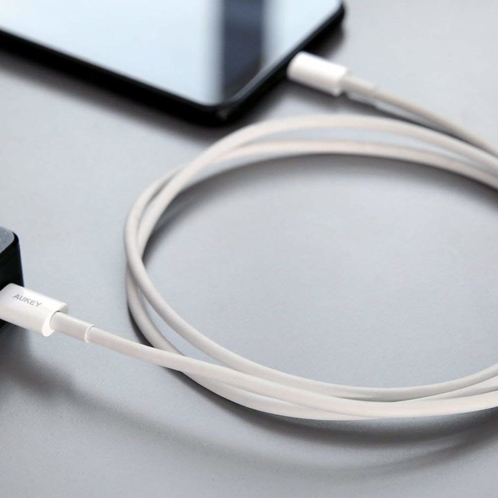 USB cable connecting devices.