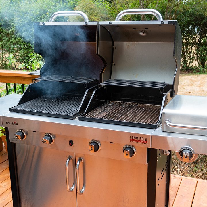Char-Broil Commercial Tru Infrared Double Header grill