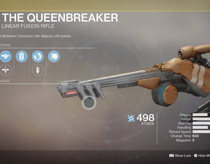 destiny 2 forsaken best weapons the queenbreaker