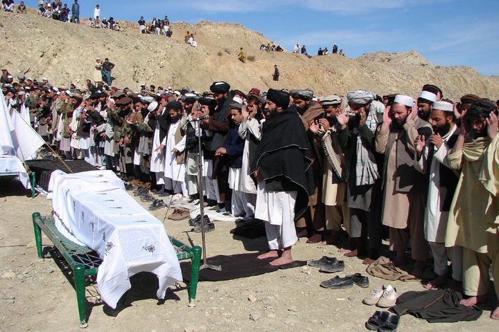 drone attack funeral