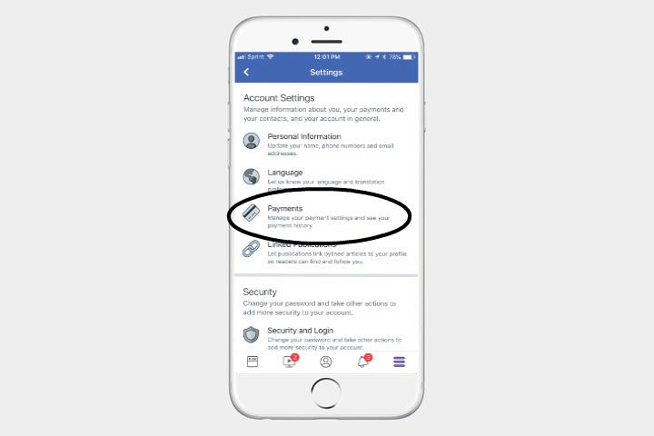 how to send money on facebook fbmoneypin1