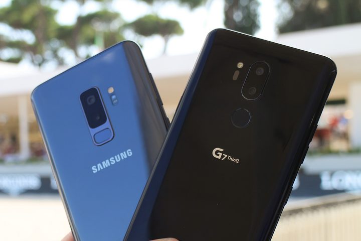 galaxy s9 plus vs lg g7 thinq