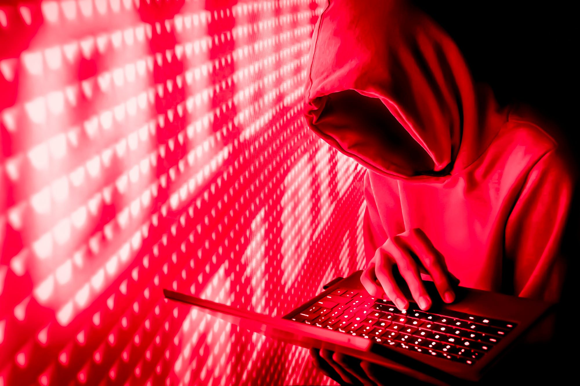 Hacker with Computer