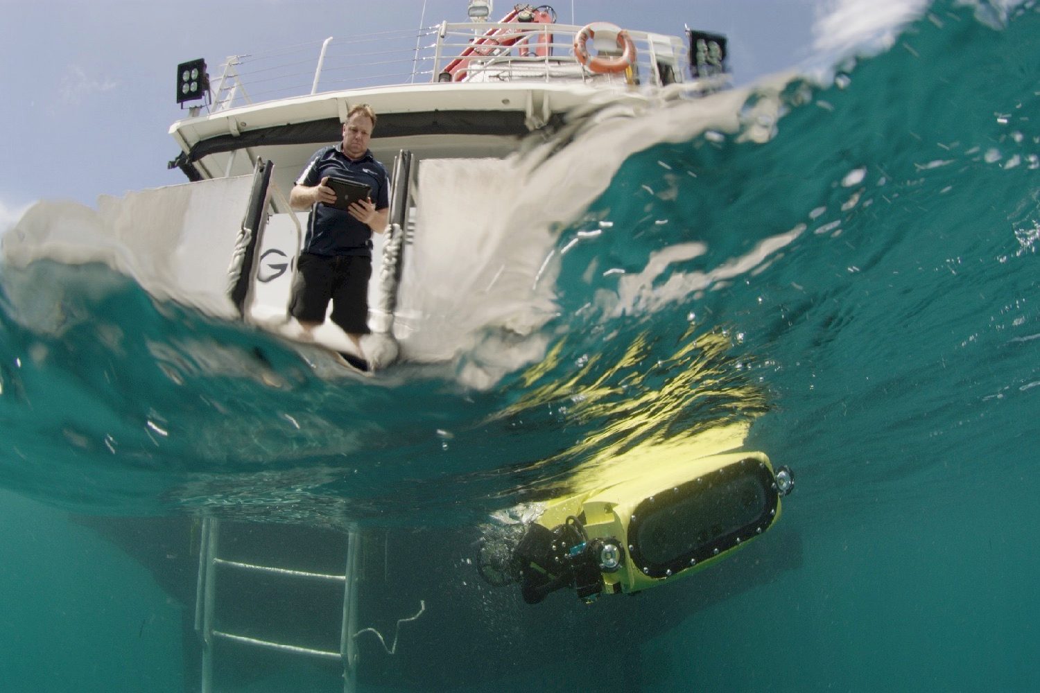 coral reef drone rangerbot matthew dunbabin test model 1