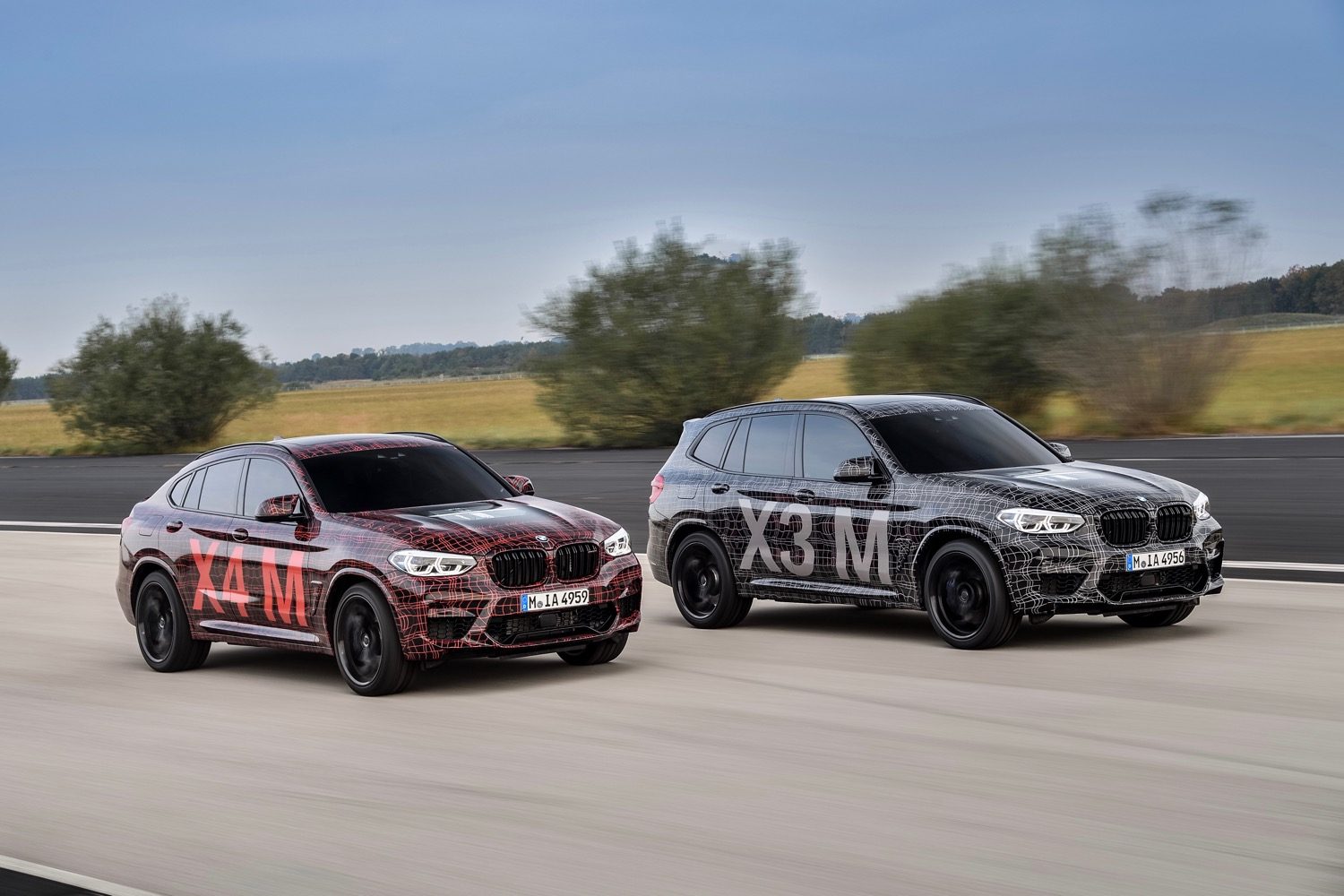 BMW X3 M and X4 M prototypes