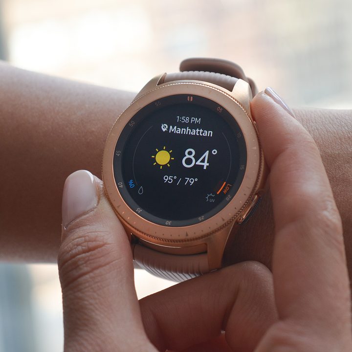 samsung galaxy watch 42mm weather widget