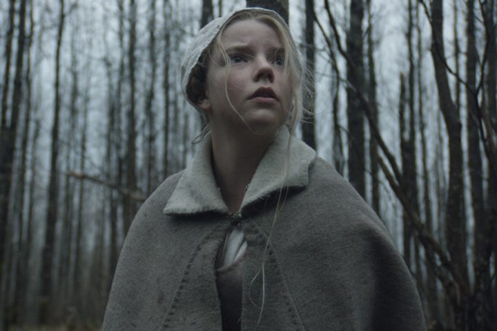 Anya Taylor-Joy in the forest in The Witch.