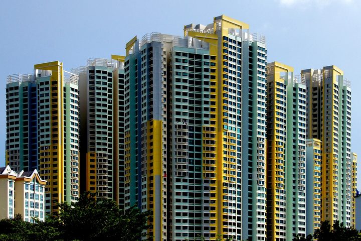 Singapore public housing, photo by Bernard Spragg/Flickr (Creative Commons)