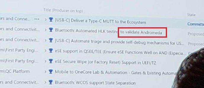 Andromeda reference in enterprise presentation