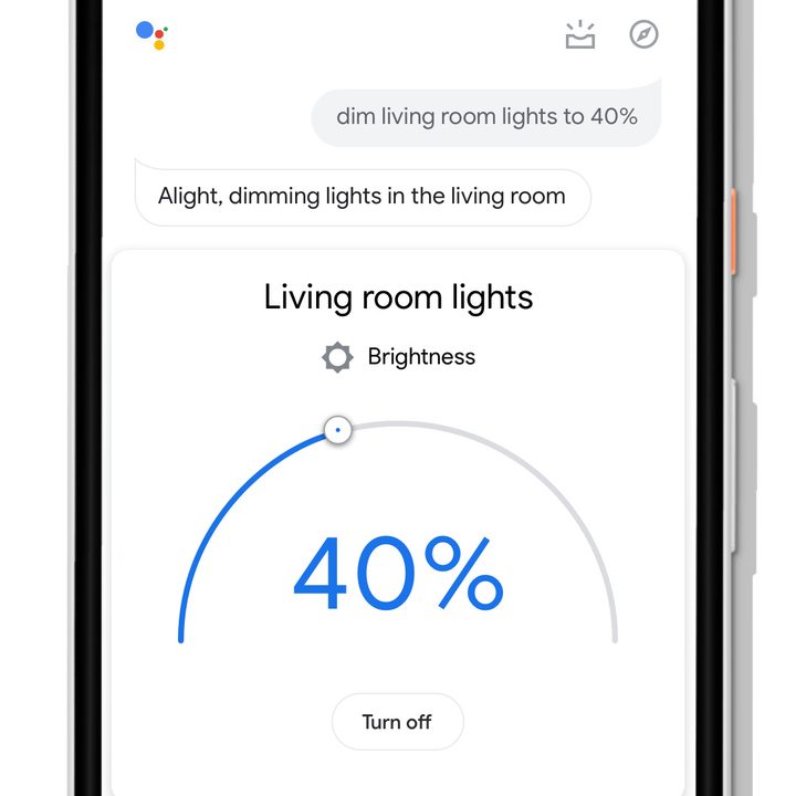 google assistant design changes 2018 home control