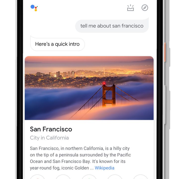 google assistant design changes 2018 san francisco
