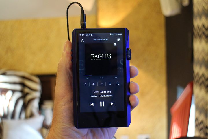 astell & kern sp1000m music player interface