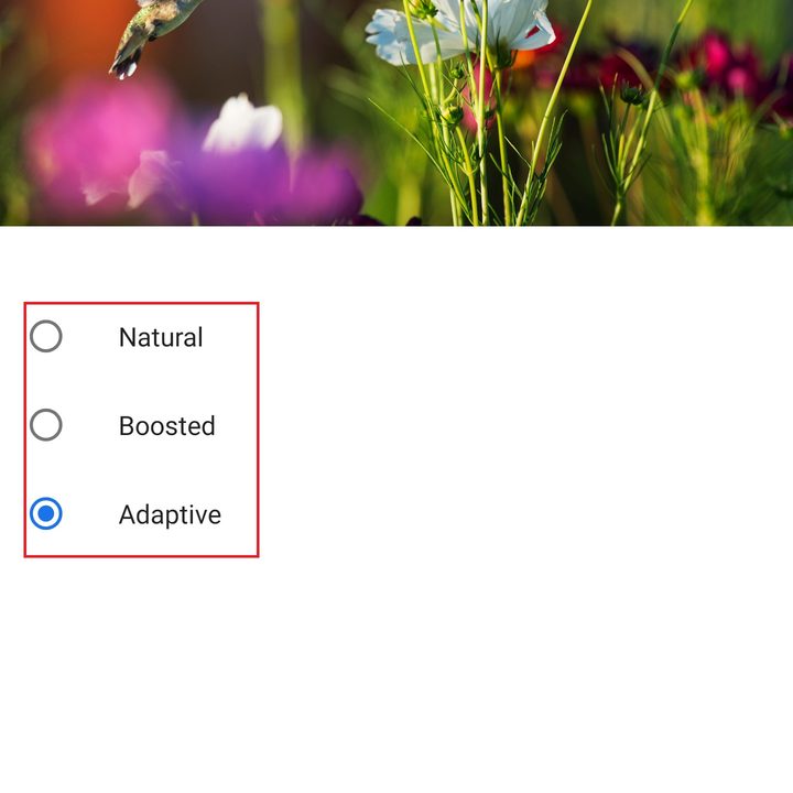 google pixel 3 settings color options