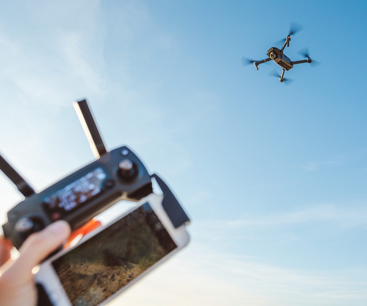 drone with controller