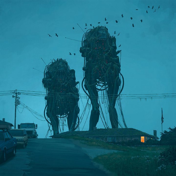 behind the unsettling sci fi landscapes of simon stalenhags electric state electricstate 27 sq