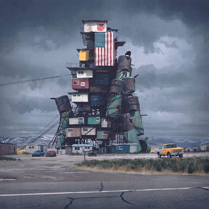 behind the unsettling sci fi landscapes of simon stalenhags electric state electricstate 28 sq