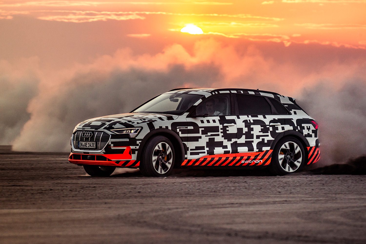 2019 audi e tron prototype driving impressions etron extreme power play profile angle