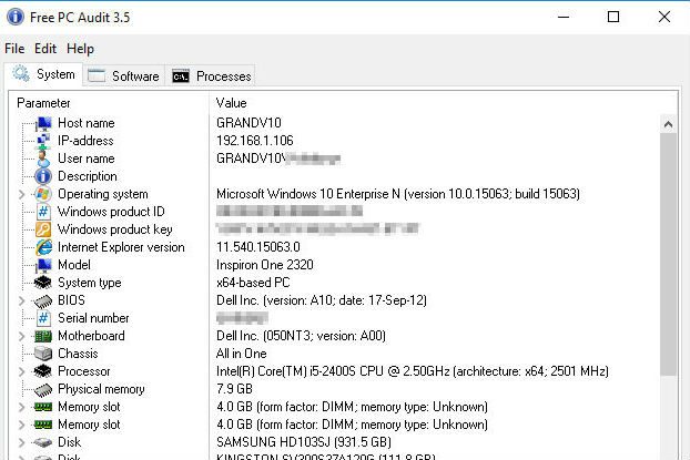 Free PC Audit