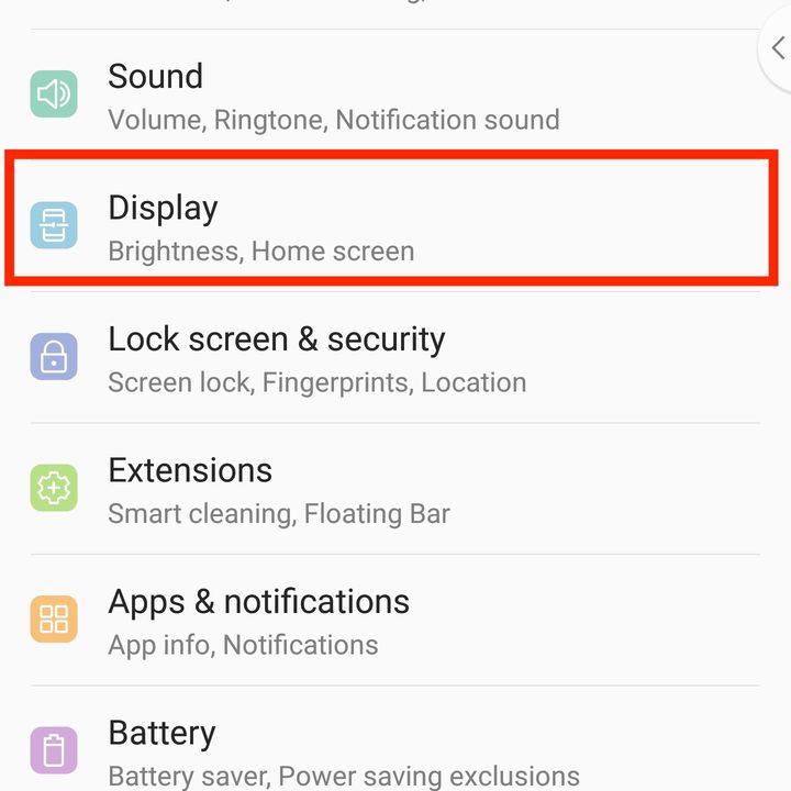 lg v40 thinq settings generic display