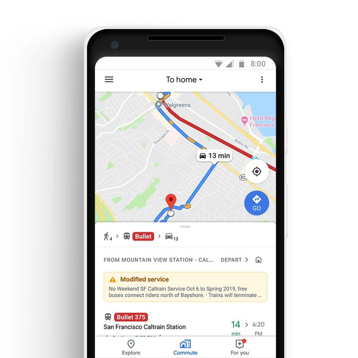 google maps adds new commute features and music controls