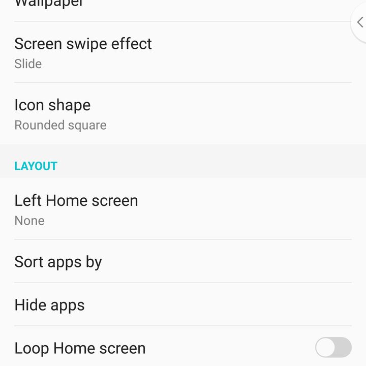 lg v40 thinq settings home screen 1