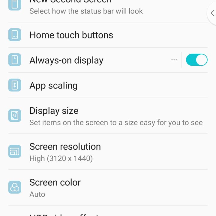 lg v40 thinq settings home screen