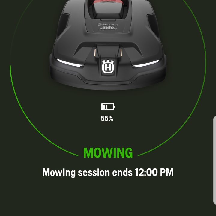 husqvarna 315x automower hands on impressions screenshot mowing