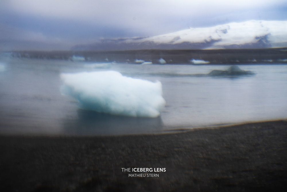 photographer takes cool photos with lens made from ice iceberg 2
