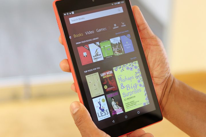 Amazon Fire HD 8 front angle