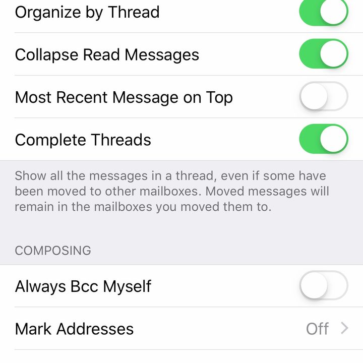 iphone xr settings mail tips 2