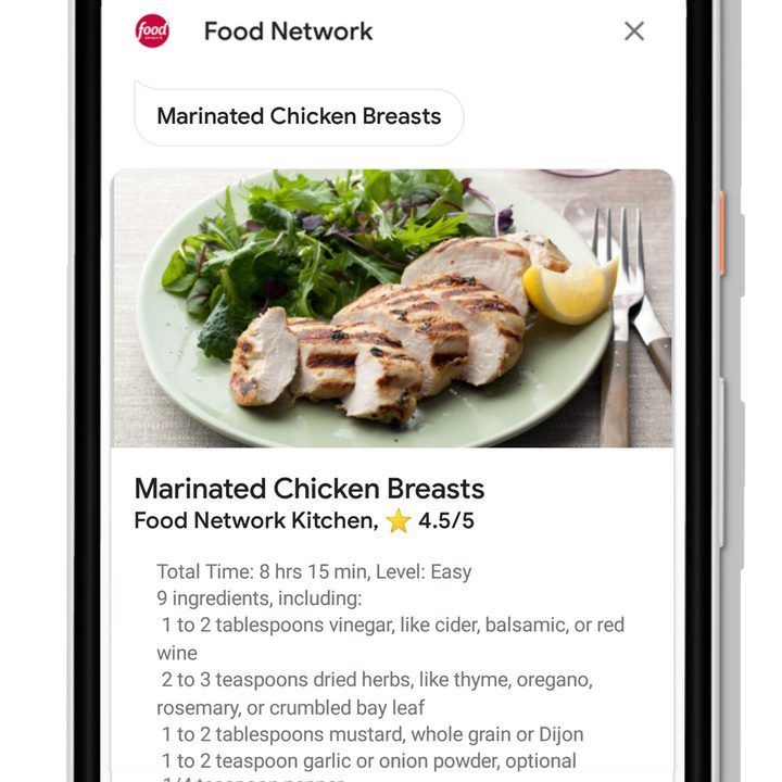google assistant design changes 2018 marketing img 03 food 02 2
