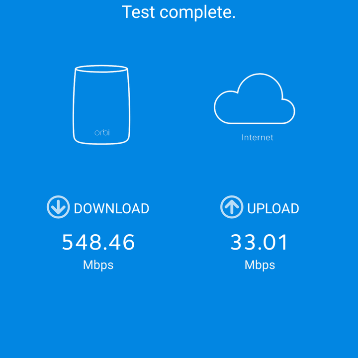 netgear orbi voice review neatgear app speedtest