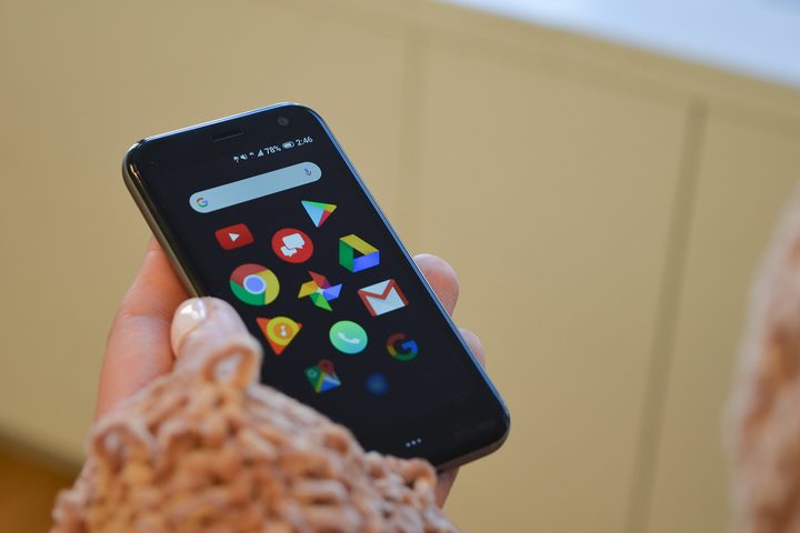 Palm home screen