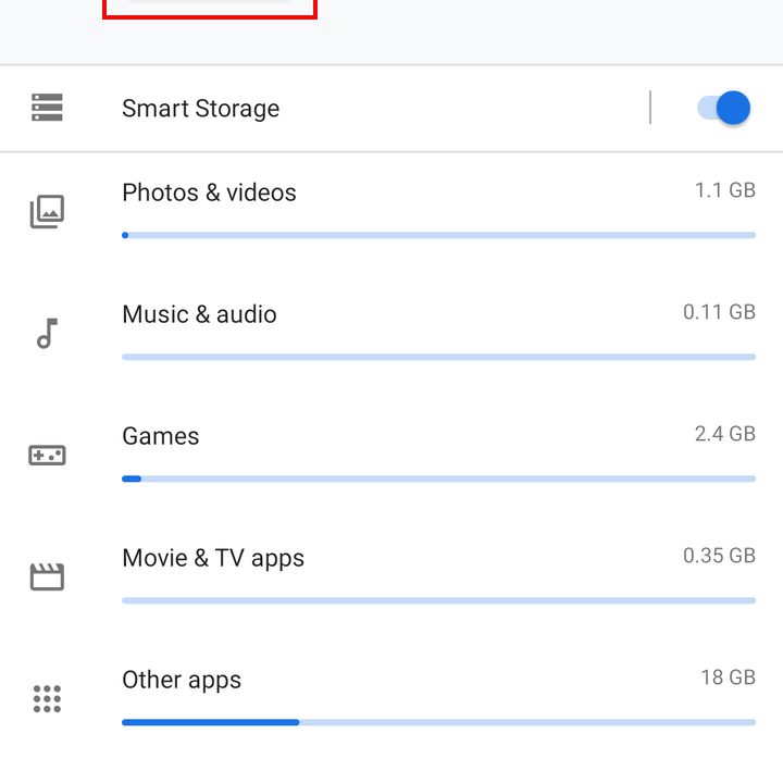 How to free up storage space
