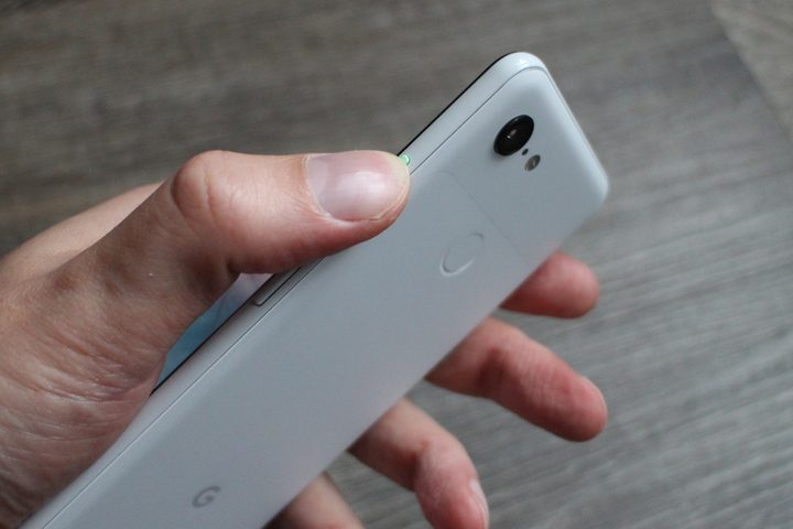 Pixel 3 power button